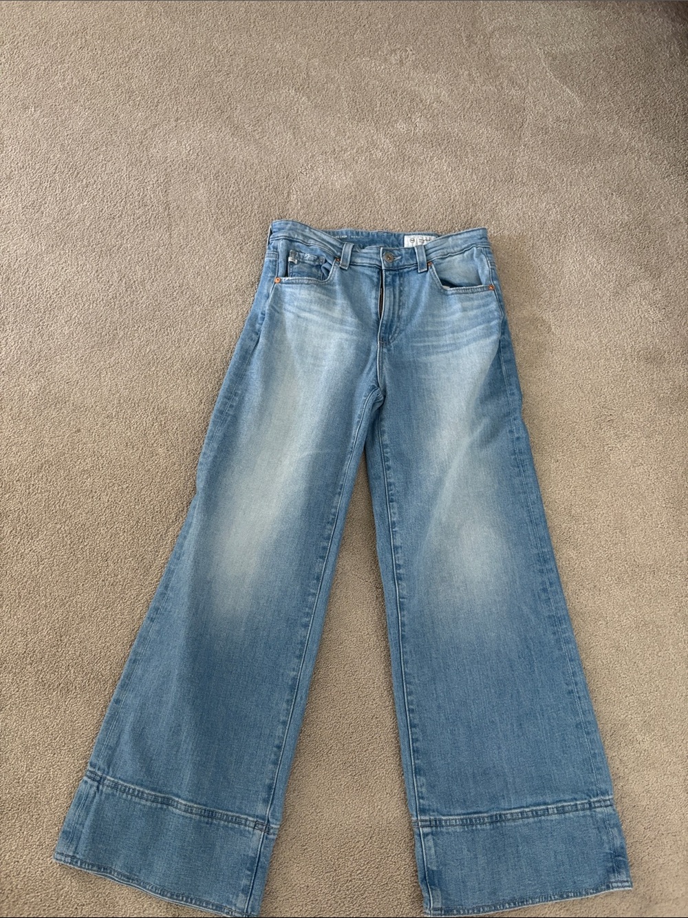 Wide Leg Light Blue Women’s Jeans